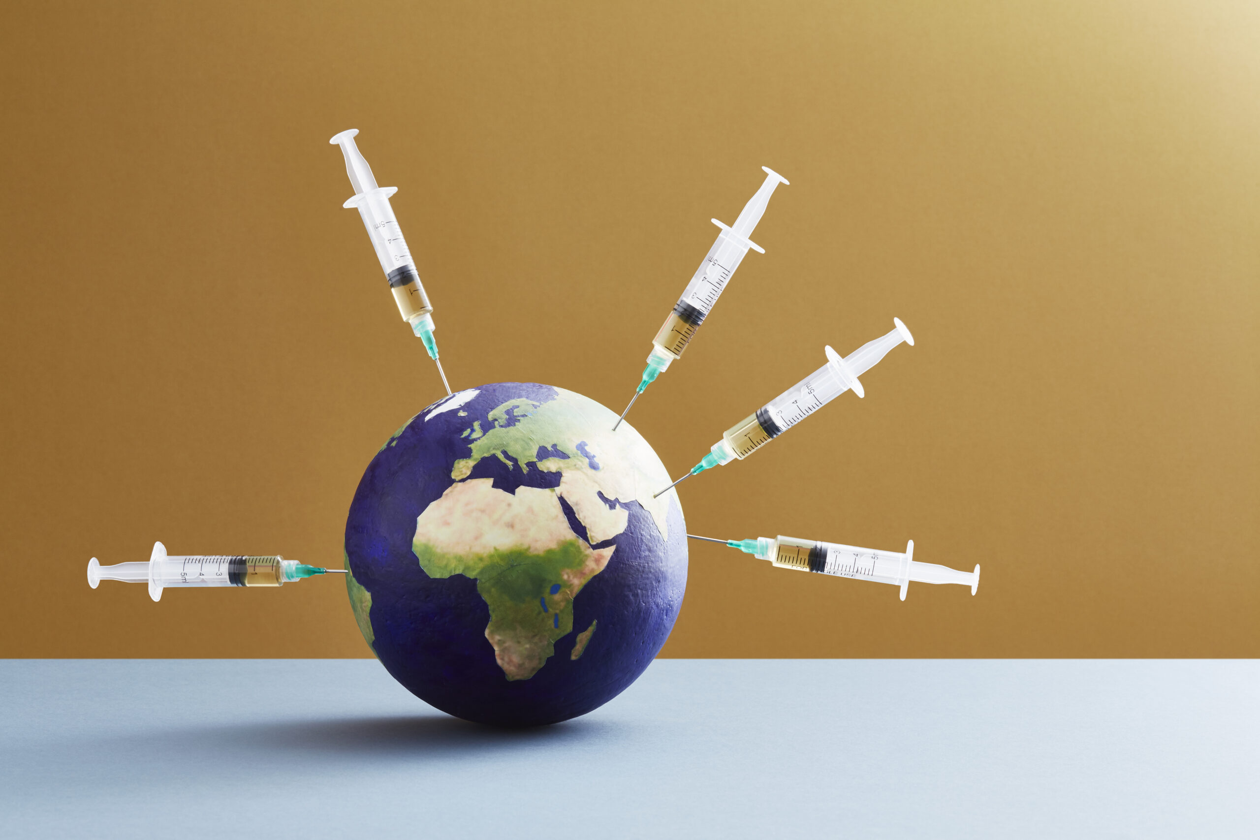 Centred on Africa & Europe